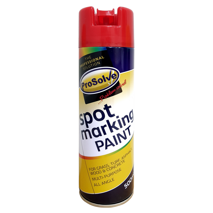 Hi-Viz Red Marker Paint 500ml All Angle Aerosol