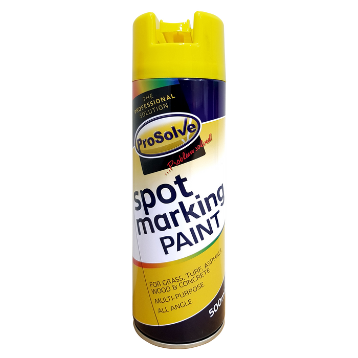 Hi-Viz Yellow Marker Paint 500ml All Angle Aerosol