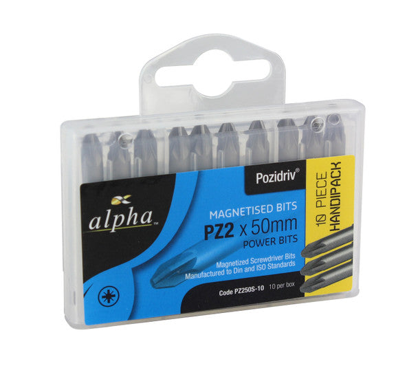 Trucut Alpha Pozi Bit 2 x 50mm Handi Pack