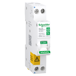 Schneider Resi9 SLIM RCBO C 10A 1PN 6000A 30MA A