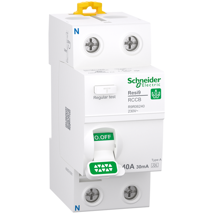 Schneider Resi9 RCCB 2P 40A 30mA A