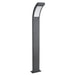 EUROTECH DRACO - LED CURVED BOLLARD CHARCOAL 3000K 12V DC LED 6W IP54