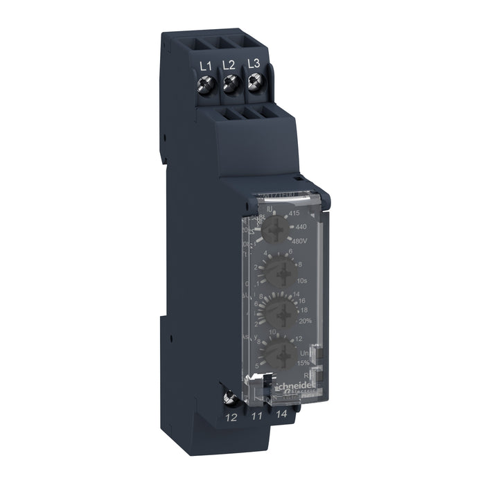 Schneider Harmony, Modular 1-phase voltage control relay, 5 A, 1 CO, 9-15 V DC