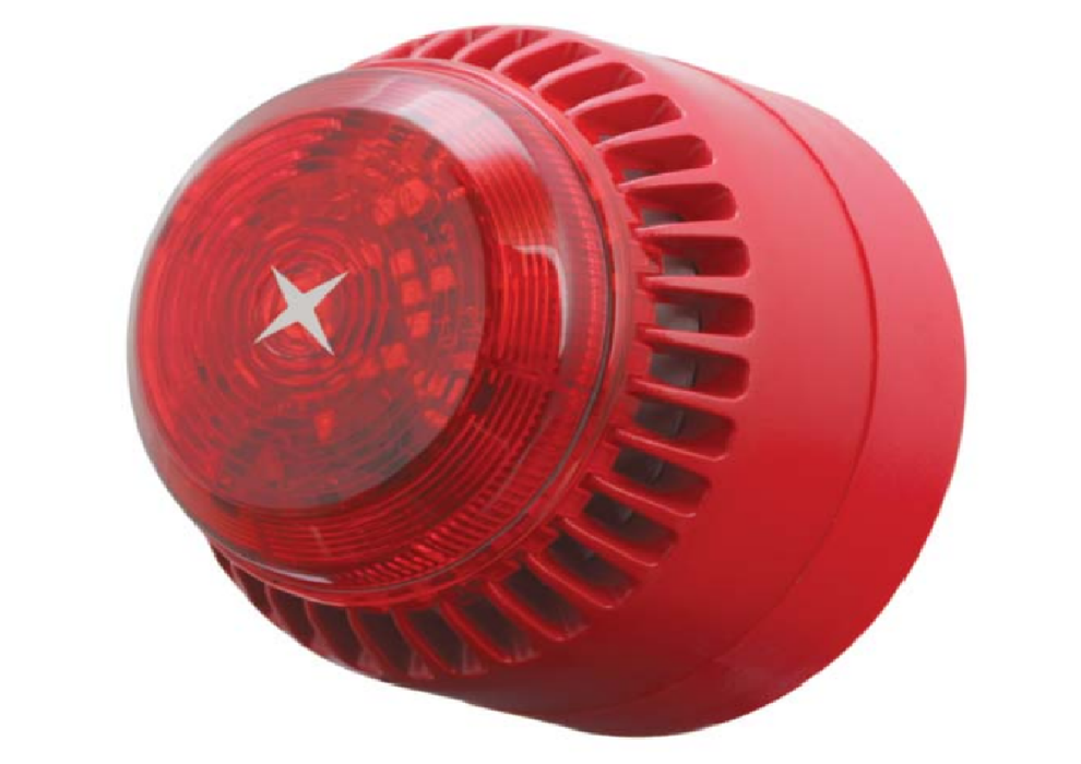 Fulleon RED LED BEACON & SOUNDER 9-28VDC