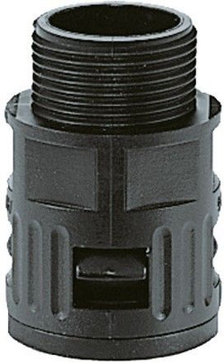 Flexa Gland straight adaptor 25mm Bl