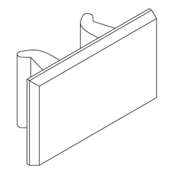 Schneider Harmony, Clip-in legends, for RSL/SSL sockets, plastic