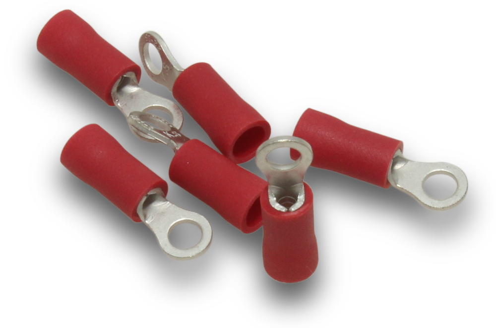 Elecsupp Terminal ring 1.5 3mm Red 100