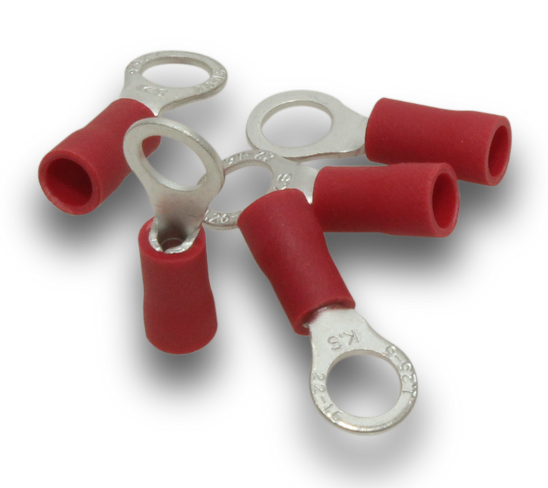 Elecsupp Terminal ring 1.5 5mm Red 100