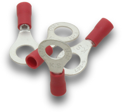 Elecsupp Terminal ring 1.5 6mm Red 100