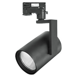 PROLUX LIGHT TRACK SPOT 30W COMMERCIAL BLACK 20-70 DEG 4K 135X60