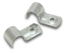 Elecsupp  HS16 16mm Half Saddles Bright Zinc