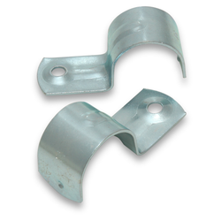 Elecsupp  HS20 20mm Half Saddles Bright Zinc