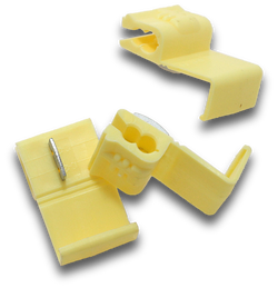 Elecsupp Snap connector 6mm Yellow