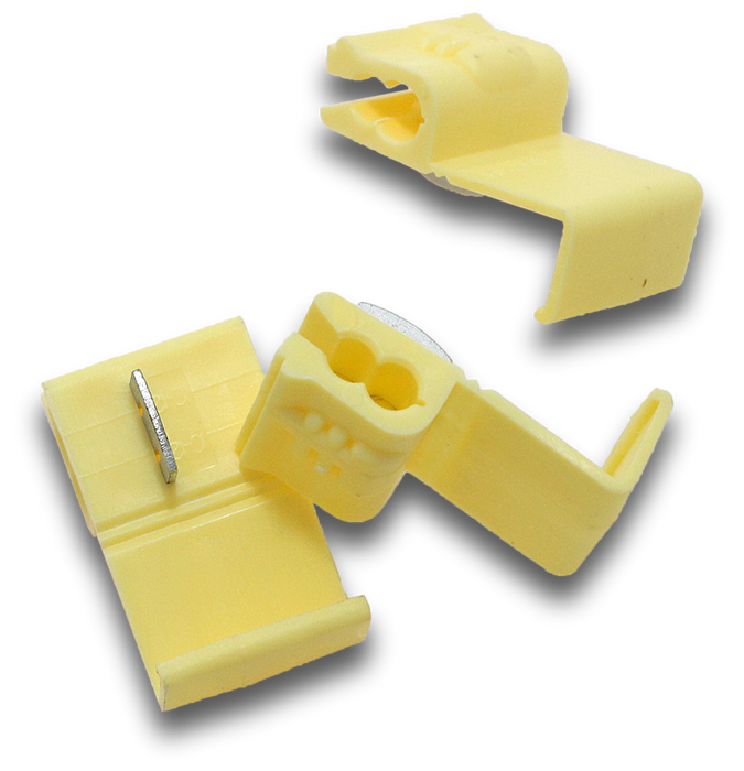 Elecsupp Snap connector 6mm Yellow