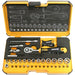 Felo Socket & bit set 1/4inch 36pc