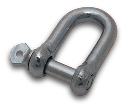 Elecsupp D Shackle 10mm Pin Galv Each