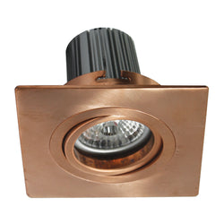 PROLUX LIGHT OUTDOOR 8W LED COPPER RECESS IP54 3K 100X100