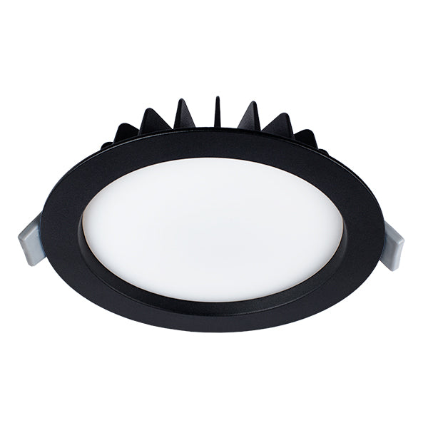 Switch Lighting 20.6W fixed DL, convex opaque, IC-F, 110Deg, 4000K, 90CRI, 500mA dimming driver, textured black