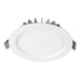 Switch Lighting 12.2W fixed DL, convex opaque, IC-F, 110Deg, Switchable CCT, 90CRI, 300mA dimming driver, textured white