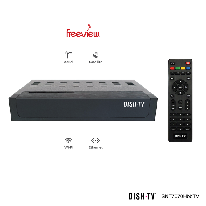 DishTV Freeview Satellite & Terrestrial HD Receiver - USB & HDMI