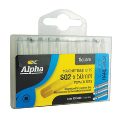 Trucut Alpha Square Insert Bit 2 x 25mm Handi Pack