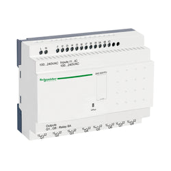 Schneider Compact smart relay, Zelio Logic, 20 I/O, 100...240 V AC, no clock, no display