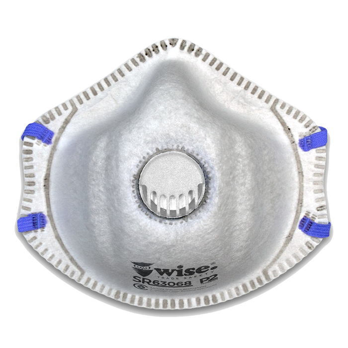 Wise Carbon P2 Mask with Valve - 10 Pack