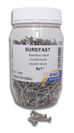 Elecsupp Stainless 9x1' c/s Surefast 1000jar