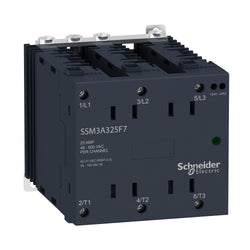 Schneider Harmony, Solid state modular relay, 25 A, DIN rail mount, random switching, input 4-32 V DC, output 48-600 V AC