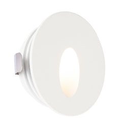 Switch Lighting 1W wall/stair light, IC-F, 2700K, IP54, Textured White, 80CR