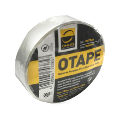 Ohug OHT013 OTAPE PVC Electrical Insulation Tape - White 18mm x .018mm x20m