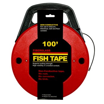 Sam Rock 0310FAH Fish Tape Fibreglass 30metre (With winder case)