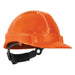 Transnet TUFF-NUT HARD HAT, SHORT PEAK, VENTED, 6-POINT RATCHET HARNE