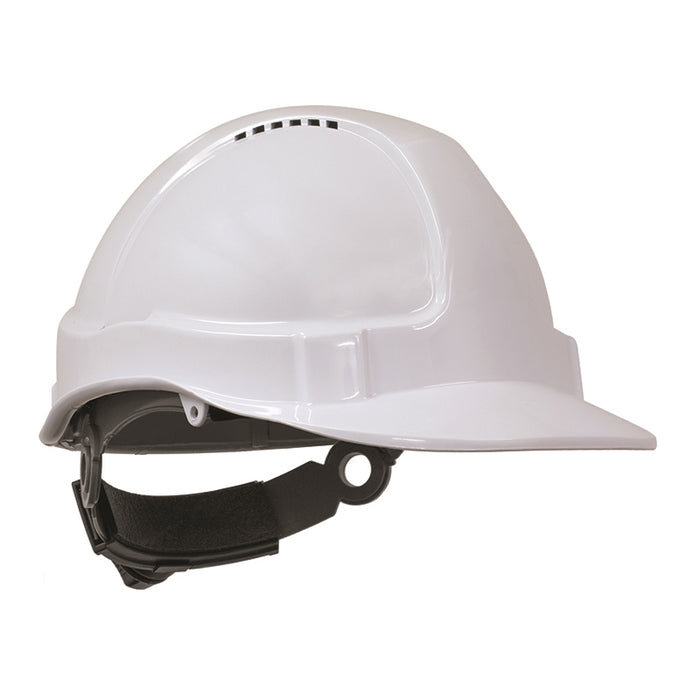 Transnet TUFF-NUT HARD HAT, SHORT PEAK, VENTED, 6-POINT RATCHET HARNE