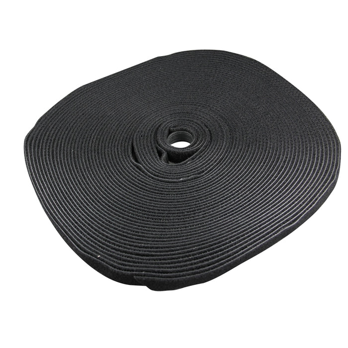 Transnet Hook Loop Tape 20mm x 25 metre Black