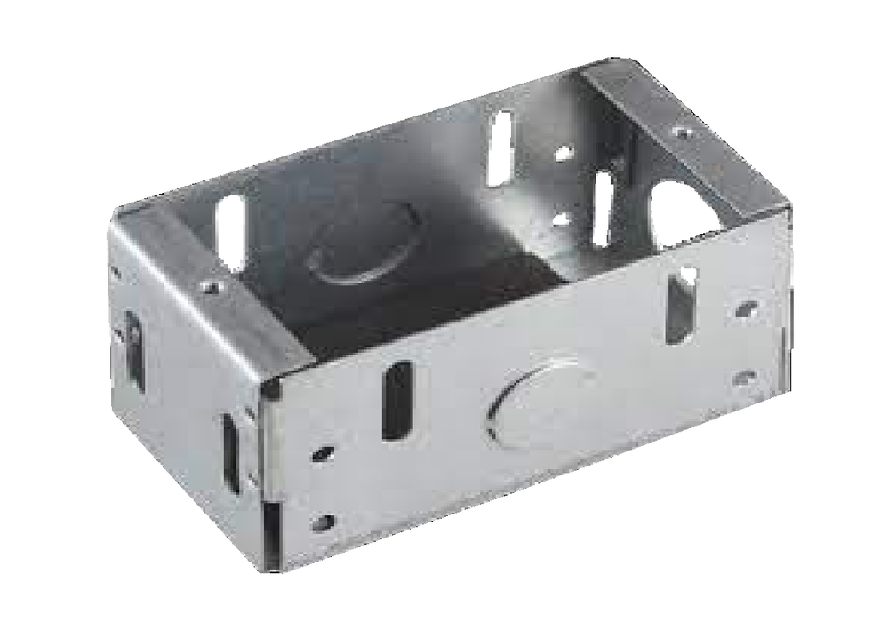 Transnet FLUSH BOX METAL SINGLE UNIVERSAL MOUNTING C/W FIREPAD