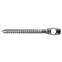 Transnet BRIGHT ZINC EYE SCREW 6MM HOLE 50 PACK