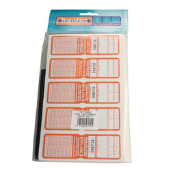 Transnet 100PKT TEST TAG ORANGE HEAVY DUTY