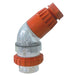 Tradesave  Extension Plug Angled  4 Pin 20A Round. IP66. Stainless Steel cover fastening. Heavy Duty Includes Base