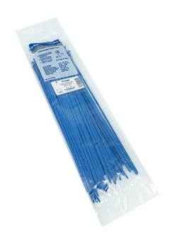 Elecsupp TY-RAP Cable Ties Detectable Food Grade 350x4.7mm 100 Pack