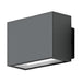 PROLUX LIGHT OUTDOOR WALL 2X3W UP/DN ALU BLACK IP54 3K 85X65X70