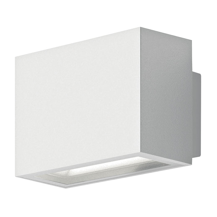 PROLUX LIGHT OUTDOOR WALL 2X3W UP/DN ALU WHITE IP54 3K 85X65X70