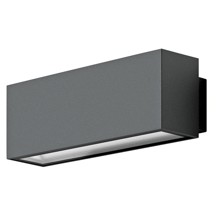 PROLUX LIGHT OUTDOOR WALL 2X6W UP/DN ALU BLACK IP54 3K 170X65X70