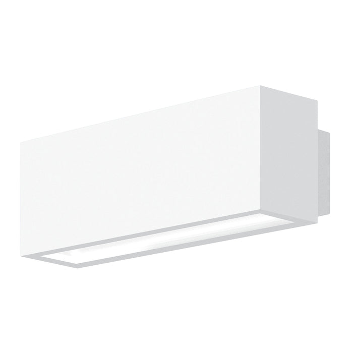 PROLUX LIGHT OUTDOOR WALL 2X6W UP/DN ALU WHITE IP54 3K 170X65X70