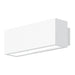 PROLUX LIGHT OUTDOOR WALL 2X6W UP/DN ALU WHITE IP54 3K 170X65X70