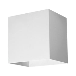 PROLUX LIGHT OUTDOOR WALL 6W UP/DN ALU WHITE IP54 3K 140X140X110