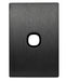 Vynco S/G URBAN 1G SWITCH PLATE ONLY BLACK METAL