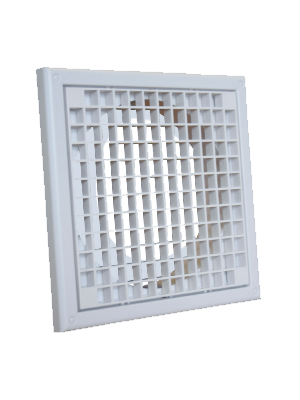 Vynco A/M BOURNE KIT BASE 100MM EGGCRATE GRILLE WHT