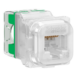 RJ45 JACK CAT6A UTP 40M TRANSLUCENT