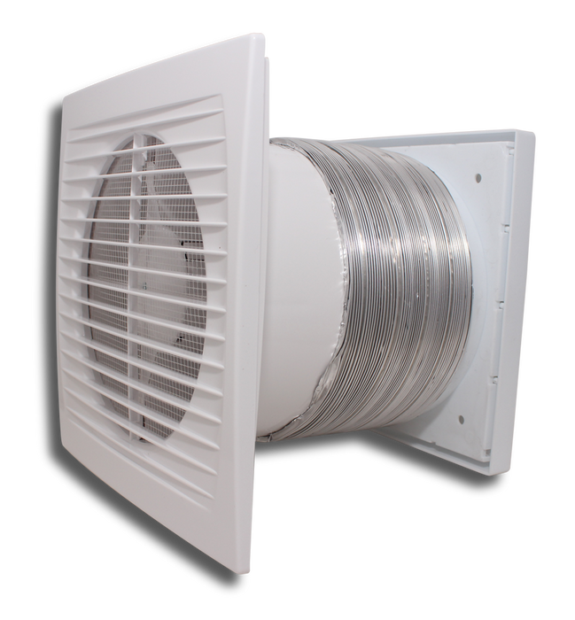 ESC Vents 125mm S Wall Fan Pack 180m3hr